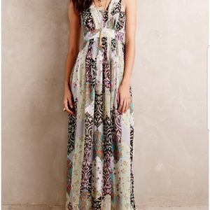 Anthropologie Maeve Verity Maxi Dress